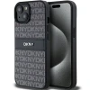 Чохол DKNY Leather Mono Stripe для iPhone 15 / 14 / 13 Black (DKHCP15SPRTHSLK)