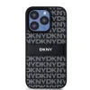 Чехол DKNY Leather Mono Stripe Metal для iPhone 15 Pro Black (DKHCP15LPRTHSLK)