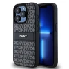 Чохол DKNY Leather Mono Stripe & Metal Logo для iPhone 15 Pro Max Black (DKHCP15XPRTHSLK)