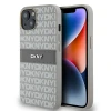 Чохол DKNY Leather Mono Stripe & Metal Logo для iPhone 14 / iPhone 15 / iPhone 13 Beige (DKHCP14SPRTHSLE)