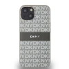 Чохол DKNY Leather Mono Stripe & Metal Logo для iPhone 14 / iPhone 15 / iPhone 13 Beige (DKHCP14SPRTHSLE)