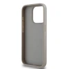 Чохол DKNY Leather Mono Stripe & Metal Logo для iPhone 15 Pro Beige (DKHCP15LPRTHSLE)