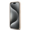 Чехол DKNY Leather Mono Stripe Metal Logo для iPhone 15 Plus | 14 Plus Pink (DKHCP15MPRTHSLP)