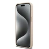 Чохол DKNY Leather Mono Stripe Metal Logo для iPhone 15 Pro Max Pink (DKHCP15XPRTHSLP)