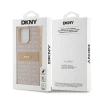 Чохол DKNY Leather Mono Stripe Metal Logo для iPhone 15 Pro Max Pink (DKHCP15XPRTHSLP)