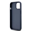 Чохол DKNY Leather Mono Stripe Metal Logo для iPhone 15 / 14 / 13 Blue (DKHCP15SPRTHSLB)