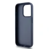 Чохол DKNY Leather Mono Stripe Metal Logo для iPhone 15 Pro Blue (DKHCP15LPRTHSLB)
