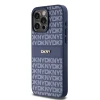 Чехол DKNY Leather Mono Stripe для iPhone 15 Pro Max Blue (DKHCP15XPRTHSLB)