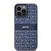 Чехол DKNY Leather Mono Stripe для iPhone 15 Pro Max Blue (DKHCP15XPRTHSLB)