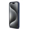 Чехол DKNY Leather Mono Stripe для iPhone 15 Pro Max Blue (DKHCP15XPRTHSLB)