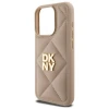 Чохол DKNY Quilted Stack Logo для iPhone 15 Pro Beige (DKHCP15LPQDSLE)