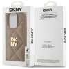 Чохол DKNY Quilted Stack Logo для iPhone 15 Pro Max Beige (DKHCP15XPQDSLE)