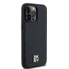 Чохол DKNY Leather Pattern Metal Logo для iPhone 13 Pro / 13 Black with MagSafe (DKHMP13LPSHRPSK)