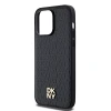 Чохол DKNY Leather Pattern Metal Logo для iPhone 13 Pro Max Black with MagSafe (DKHMP13XPSHRPSK)
