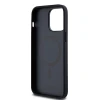 Чохол DKNY Leather Monogram Pattern Metal Logo для iPhone 14 Pro Max Black with MagSafe (3666339261504)