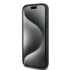Чохол DKNY Leather Pattern Metal Logo для iPhone 15 Black with MagSafe (DKHMP15SPSHRPSK)