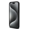 Чохол DKNY Leather Monogram Pattern Metal Logo для iPhone 15 Pro Max Black with MagSafe (DKHMP14XPSHRPSK)