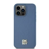 Чохол DKNY Leather Monogram Pattern Metal для iPhone 15 Pro Max Blue with MagSafe (DKHMP15XPSHRPSB)