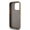 Чохол DKNY Leather Printed Pattern Metal Logo для iPhone 15 Pro Brown with MagSafe (DKHMP15LPSOSPW)