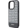 Чохол DKNY Leather Printed Pattern Metal Logo для iPhone 15 Pro Black with MagSafe (DKHMP15LPSOSPK)