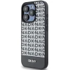 Чохол DKNY Leather Printed Pattern Metal Logo для iPhone 15 Pro Max Black with MagSafe (DKHMP15XPSOSPK)