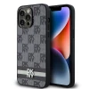 Чохол DKNY Leather Checkered Mono Pattern & Printed Stripes для iPhone 14 Pro Max Black (DKHCP14XPCPTSSK)