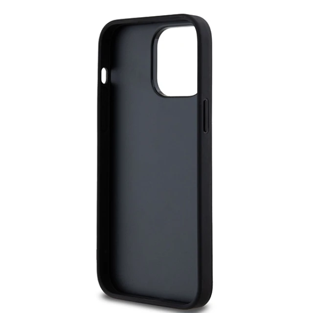 Чохол DKNY Leather Checkered Mono Pattern & Printed Stripes для iPhone 14 Pro Max Black (DKHCP14XPCPTSSK)