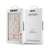 Чохол DKNY Leather Checkered Mono Pattern & Printed Stripes для iPhone 14 Pro Pink (DKHCP14LPCPTSSP)