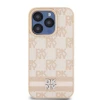 Чехол DKNY Leather Checkered Mono Pattern для iPhone 15 Pro Pink (DKHCP15LPCPTSSP)