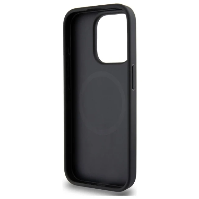 Чохол DKNY Grained Metal Logo для iPhone 15 Pro Beige with MagSafe (DKHMP15LPGHLME)