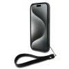 Чохол DKNY Wrist Strap Stock Logo для iPhone 15 / 14 Black (DKHCP14SPBSWSK)
