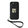 Чохол DKNY Wrist Strap Stock Logo для iPhone 15 Plus Black (DKHCP15MPBSWSK)
