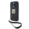Чохол DKNY Wrist Strap Stock Logo для iPhone 15 Pro Black (DKHCP15LPBSWSK)