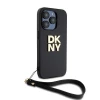 Чохол DKNY Wrist Strap Stock Logo для iPhone 15 Pro Black (DKHCP15LPBSWSK)