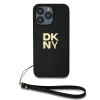 Чохол DKNY Wrist Strap Stock Logo для iPhone 15 Pro Max Black (DKHCP15XPBSWSK)
