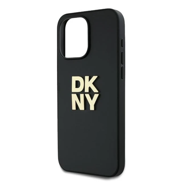 Чохол DKNY Wrist Strap Stock Logo для iPhone 15 Pro Max Black (DKHCP15XPBSWSK)