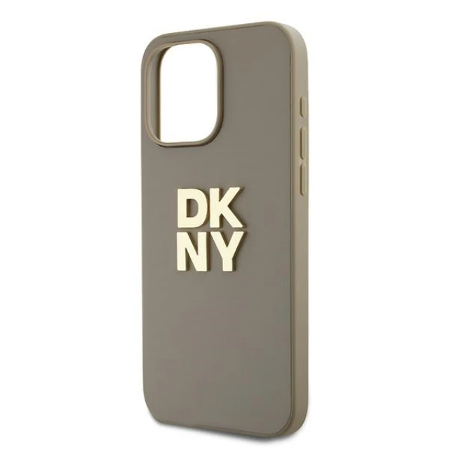 Чохол DKNY Wrist Strap Stock Logo для iPhone 15 Pro Max Beige (DKHCP15XPBSWSE)