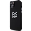 Чехол DKNY Liquid Silicone Metal Logo для iPhone 15 Plus / 14 Plus Black (DKHCP15MSMCBSK)