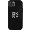 Чехол DKNY Liquid Silicone Metal Logo для iPhone 15 Plus / 14 Plus Black (DKHCP15MSMCBSK)