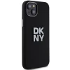 Чехол DKNY Liquid Silicone Metal Logo для iPhone 15 Plus / 14 Plus Black (DKHCP15MSMCBSK)