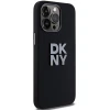 Чехол DKNY Liquid Silicone Metal Logo для iPhone 15 Pro Black (DKHCP15LSMCBSK)