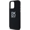 Чехол DKNY Liquid Silicone Metal Logo для iPhone 15 Pro Black (DKHCP15LSMCBSK)