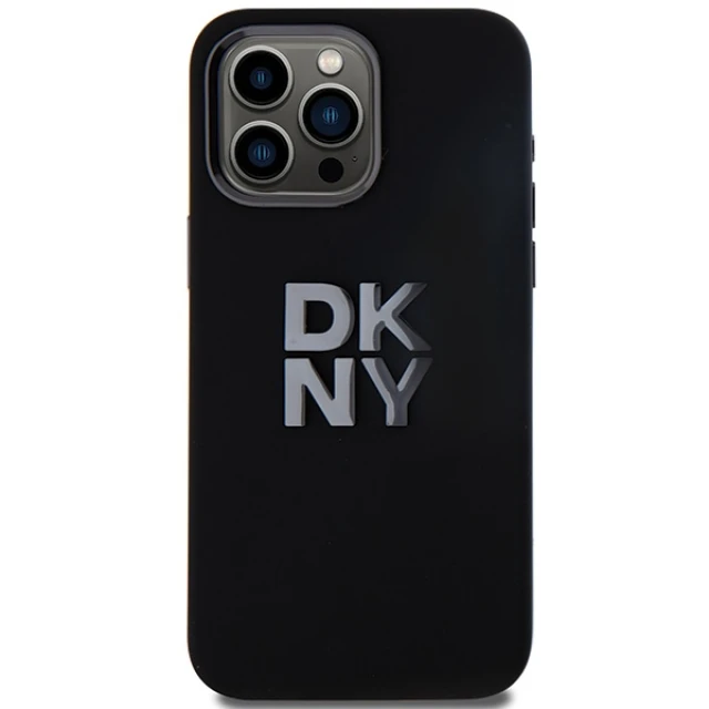 Чохол DKNY Liquid Silicone Metal для iPhone 15 Pro Max 6.7