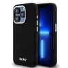 Чохол DKNY Liquid Silicone Small Metal Logo для iPhone 14 Pro Black with MagSafe (DKHMP14LSMCHLK)