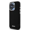 Чохол DKNY Liquid Silicone Small Metal Logo для iPhone 14 Pro Black with MagSafe (DKHMP14LSMCHLK)