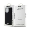 Чохол DKNY Liquid Silicone Small Metal Logo для iPhone 14 Pro Max Black with MagSafe (DKHMP14XSMCHLK)