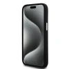 Чохол DKNY Liquid Silicone Small Metal Logo для iPhone 15 / 14 / 13 Black with MagSafe (DKHMP15SSMCHLK)