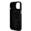 Чохол DKNY Liquid Silicone Small Metal для iPhone 15 Plus / 14 Plus Black with MagSafe (DKHMP15MSMCHLK)
