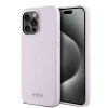 Чохол DKNY Liquid Silicone Small Metal Logo для iPhone 15 Pro Max Pink with MagSafe (DKHMP15XSMCHLP)