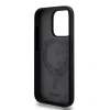 Чохол DKNY Liquid Silicone White Printed Logo для iPhone 13 Pro Black with MagSafe (DKHMP13LSNYACH)